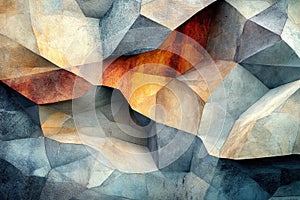 Abstract Geometric Stone Texture