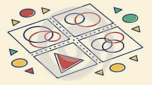 Abstract Geometric Structure with Interconnected Points, vector design Generative AI