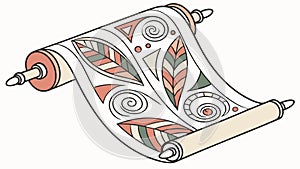 Abstract Geometric Structure Outline, Design, vector design Generative AI