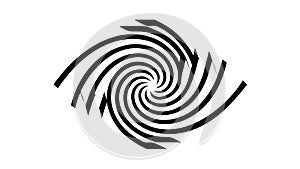 Abstract Geometric Swirl Pattern Vector Design Element, vector design Generative AI