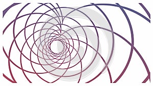 Abstract Geometric Swirling Lines Pattern, vector design Generative AI