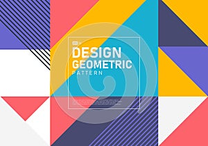 Abstract geometric symbol design decorative artwork design. Minimal design artwork template background