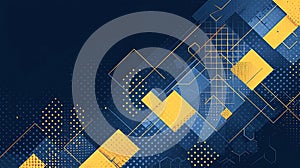 Abstract Geometric Technology Background