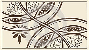 Abstract Geometric Tiled Pattern, Decorative Grid Design, Modern Art, vector design Generative AI
