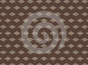 Abstract geometric triangle art deco pattern background