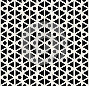 abstract geometric triangle deco art pattern