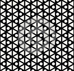 abstract geometric triangle deco art pattern