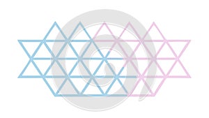 Abstract Geometric Triangle Grid Pattern, Modern Mesh Background Design, vector design Generative AI