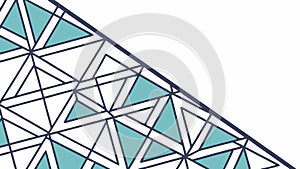 Abstract geometric triangle grid pattern, vector design Generative AI