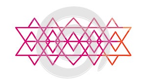 Abstract Geometric Triangle Grid Vector for Modern Designs, vector design Generative AI