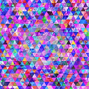 Abstract geometric triangle grunge background