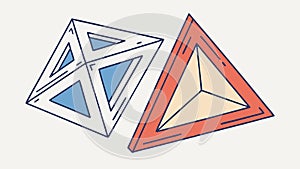 Abstract Geometric Triangle Lines, vector design Generative AI