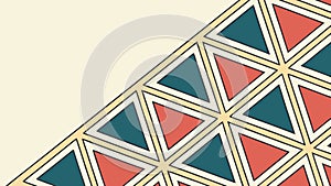 Abstract Geometric Triangle Pattern as a Dynamic Background, vector design Generative AI