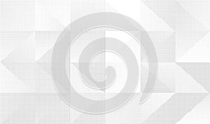 Abstract Geometric Triangle Pattern Background in White and Gray