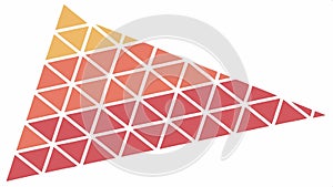 Abstract geometric triangle pattern design, modern colorful background vector design Generative AI