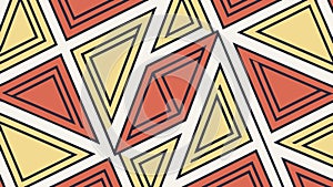 Abstract Geometric Triangle Pattern Design Vector Generative AI
