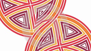 Abstract Geometric Triangle Pattern in Dynamic Colors, vector design Generative AI