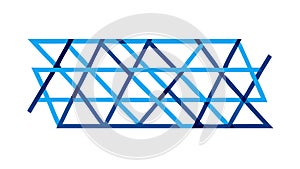 Abstract Geometric Triangle Pattern, Dynamic Modern Background, vector design Generative AI