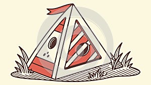 Abstract Geometric Triangle Pattern, Dynamic and Structured, vector design Generative AI