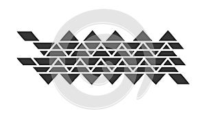 Abstract Geometric Triangle Pattern, Dynamic Textured Background, vector design Generative AI