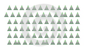 Abstract geometric triangle pattern green textured background, vector design Generative AI