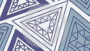 Abstract Geometric Triangle Pattern Intricate Design, vector design Generative AI