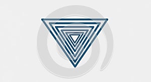 Abstract Geometric Triangle Pattern