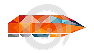 Abstract Geometric Triangle Pattern Vector Background, Modern, vector design Generative AI