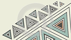 Abstract Geometric Triangle Pattern, vector design Generative AI