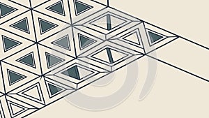 Abstract Geometric Triangle Pattern Vector, Modern Structural Design. vector design Generative AI