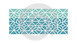 Abstract Geometric Triangle Tessellation Gradient, vector design Generative AI