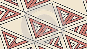 Abstract Geometric Triangles, Modern Pattern Design vector design Generative AI