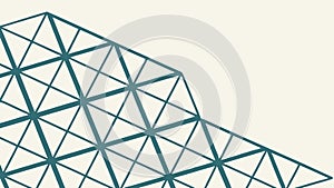 Abstract Geometric Triangular Grid Pattern, Interconnected Design, vector design Generative AI