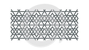 Abstract Geometric Triangular Mesh Seamless Pattern, vector design Generative AI