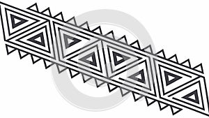 Abstract geometric triangular pattern, creating a modern and dynamic design, vector design Generative AI