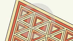 Abstract geometric triangular pattern decorative repeating angular motif design, vector design Generative AI