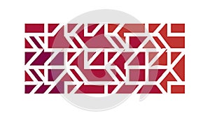 Abstract Geometric Triangular Pattern Dynamic Colors, vector design Generative AI