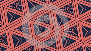 Abstract geometric triangular pattern, dynamic modern background, vector design Generative AI