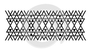 Abstract Geometric Triangular Pattern for Modern Backgrounds, vector design Generative AI