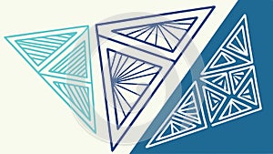 Abstract Geometric Triangular Pattern, Modern Design Background, vector design Generative AI