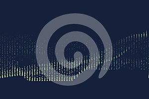 Abstract geometric twirl circle line, path or pattern. Background, effect, twist & web.