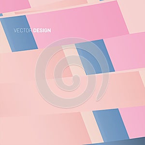 abstract geometric vector background. Overlapping paper shape