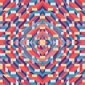 Abstract geometric vector background for presentation, booklet, website and other design project. Mosaic colored pattern with 3D.