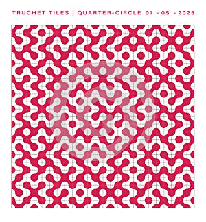 Seamless black white hexagonal chain pattern vector.