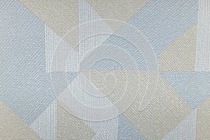Modern Geometric Wallcovering Pattern with Abstract Triangles and Neutral Tones
