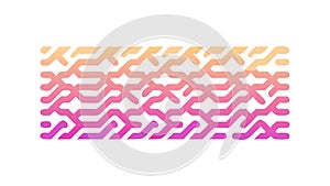 Abstract Geometric Wave Pattern Seamless Vector, vector design Generative AI