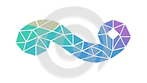 Abstract Geometric Wave Pattern Vector Design Element, vector design Generative AI