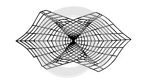 Abstract Geometric Web Mesh Vector Background, vector design Generative AI