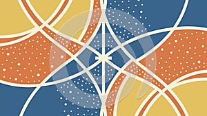 Abstract Geometric Web Pattern: Intersecting Lines, vector design Generative AI