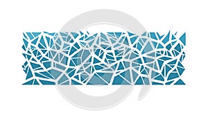 Abstract Geometric Web Pattern Vector Illustration, Interconnected Lines, vector design Generative AI